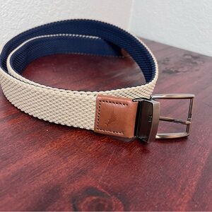Tommy Bahama Men's Adjustable Tan Belt